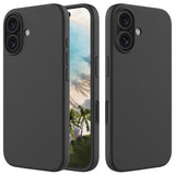 iPhone 16 Liquid Silikone Cover - Sort