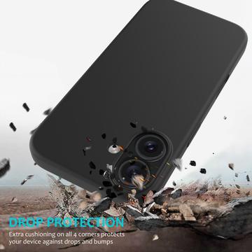 iPhone 16 Liquid Silikone Cover - Sort