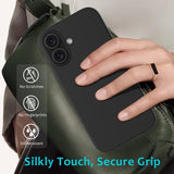 iPhone 16 Liquid Silikone Cover - Sort