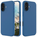 iPhone 16 Liquid Silikone Cover - Blå