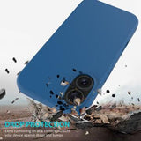 iPhone 16 Liquid Silikone Cover - Blå