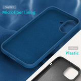 iPhone 16 Liquid Silikone Cover - Blå