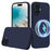 iPhone 16 Liquid Silikone Cover - MagSafe Kompatibel - Mørkeblå