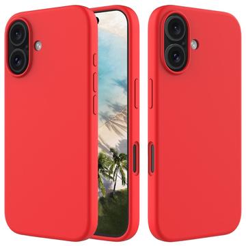 iPhone 16 Liquid Silikone Cover - Rød