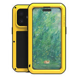 iPhone 16 Love Mei Powerful Hybrid Cover - Gul