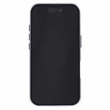 iPhone 16 Magnetisk Cover med Hærdet Glas - Privatliv - Sølv