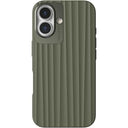 iPhone 16 Nudient Bold Cover - MagSafe-kompatibel - olivengrøn