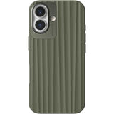 iPhone 16 Nudient Bold Cover - MagSafe-kompatibel - olivengrøn