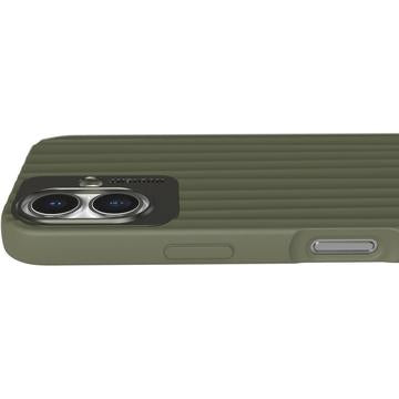iPhone 16 Nudient Bold Cover - MagSafe-kompatibel - olivengrøn