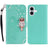 iPhone 16 Ugle Rhinsten Pung - Cyan