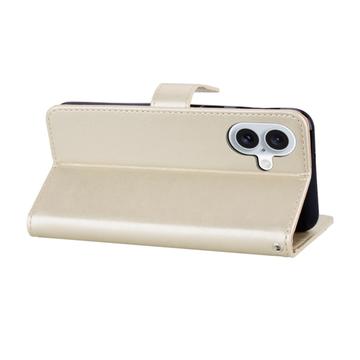 iPhone 16 Ugle Rhinsten Pung - Guld