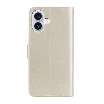 iPhone 16 Ugle Rhinsten Pung - Guld