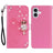 iPhone 16 Ugle Rhinsten Pung - Hot Pink
