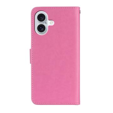 iPhone 16 Ugle Rhinsten Pung - Hot Pink