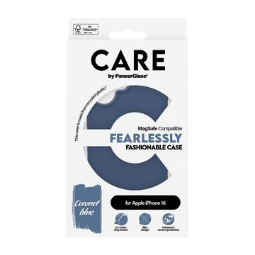 iPhone 16 PanzerGlass Care Fearlessly Fashionable Cover - MagSafe-kompatibel - Blå