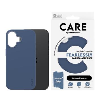 iPhone 16 PanzerGlass Care Fearlessly Fashionable Cover - MagSafe-kompatibel - Blå