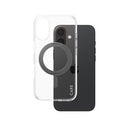 iPhone 16 PanzerGlass Care Kickstand Cover - MagSafe-kompatibel - Klar / Sort
