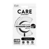 iPhone 16 PanzerGlass Care Kickstand Cover - MagSafe-kompatibel - Klar / Sort