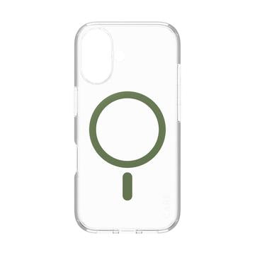 iPhone 16 PanzerGlass Care Transparent Urban Combat Cover- MagSafe-kompatibel - Grøn