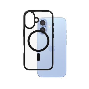 iPhone 16 PanzerGlass HardCase MagSafe-kompatibel Cover - sort / gennemsigtig