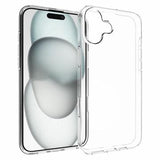 iPhone 16 Plus Skridsikkert TPU Cover - Gennemsigtig