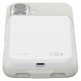 iPhone 16 Plus Backup Battericover - 7000mAh - Hvid
