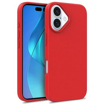 iPhone 16 Plus Biologisk Nedbrydeligt Cover - Rød