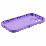 iPhone 16 Plus Candy Color Wavy TPU Cover - Lilla