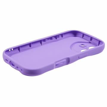 iPhone 16 Plus Candy Color Wavy TPU Cover - Lilla