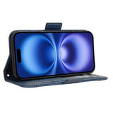 iPhone 16 Plus Kortholder Pung Etui - Blue