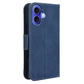 iPhone 16 Plus Kortholder Pung Etui - Blue