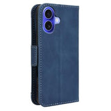 iPhone 16 Plus Kortholder Pung Etui - Blue
