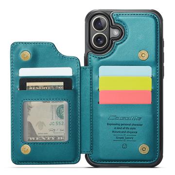 iPhone 16 Plus Caseme C22-etui RFID-kortpung - grøn