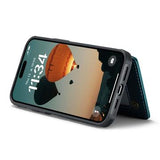 iPhone 16 Plus Caseme C22-etui RFID-kortpung - grøn