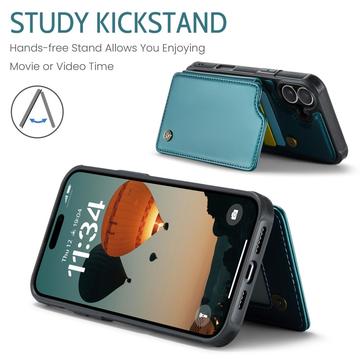 iPhone 16 Plus Caseme C22-etui RFID-kortpung - grøn