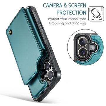 iPhone 16 Plus Caseme C22-etui RFID-kortpung - grøn