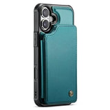 iPhone 16 Plus Caseme C22-etui RFID-kortpung - grøn