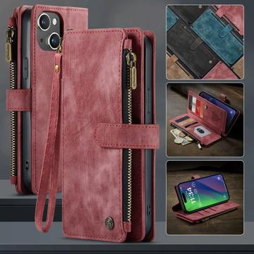 iPhone 16 Plus Caseme C30 Multifunktionel Pung - Rød