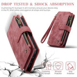 iPhone 16 Plus Caseme C30 Multifunktionel Pung - Rød