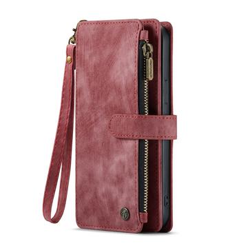iPhone 16 Plus Caseme C30 Multifunktionel Pung - Rød