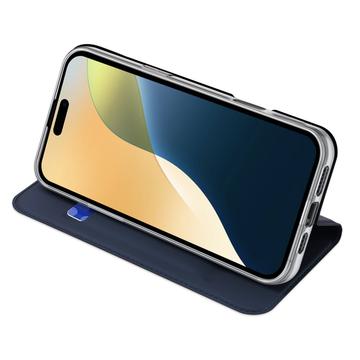iPhone 16 Plus Dux Ducis Skin Pro Flip Cover - Blå