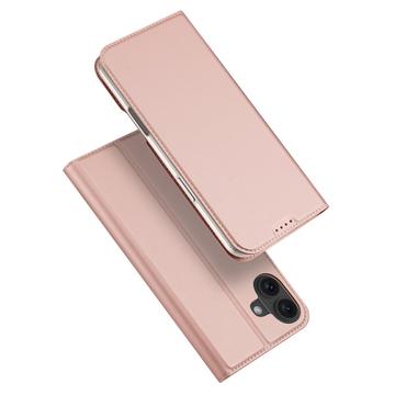 iPhone 16 Plus Dux Ducis Skin Pro Flip Cover - Pink