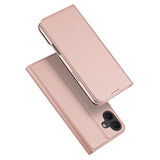 iPhone 16 Plus Dux Ducis Skin Pro Flip Cover - Pink