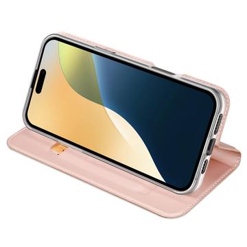 iPhone 16 Plus Dux Ducis Skin Pro Flip Cover - Pink