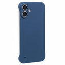 iPhone 16 Plus Plastik Cover Uden Sider - Blå