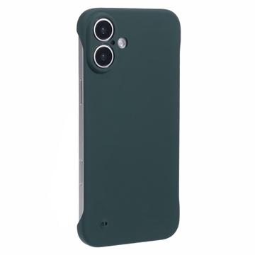 iPhone 16 Plus Plastik Cover Uden Sider - Mørkegrøn