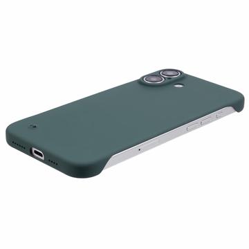 iPhone 16 Plus Plastik Cover Uden Sider - Mørkegrøn