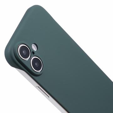 iPhone 16 Plus Plastik Cover Uden Sider - Mørkegrøn