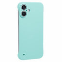 iPhone 16 Plus Plastik Cover Uden Sider - Lyse Cyan