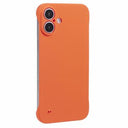 iPhone 16 Plus Plastik Cover Uden Sider - Orange